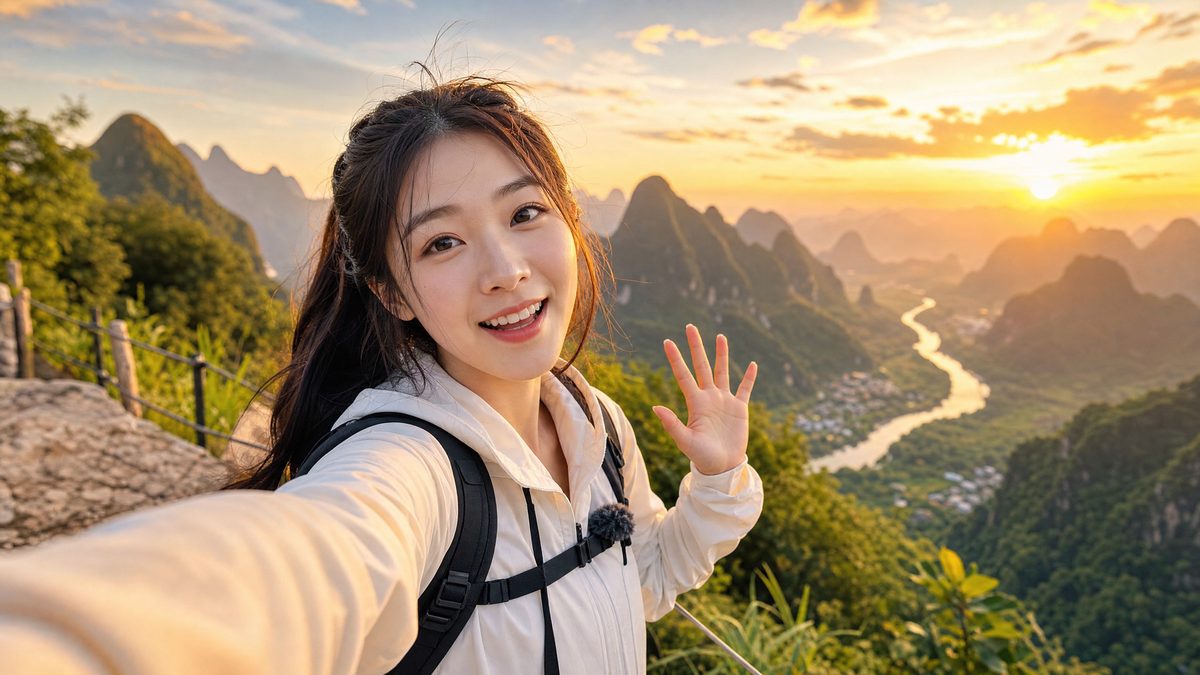 91桂林山水旅行vlog生活视频分享